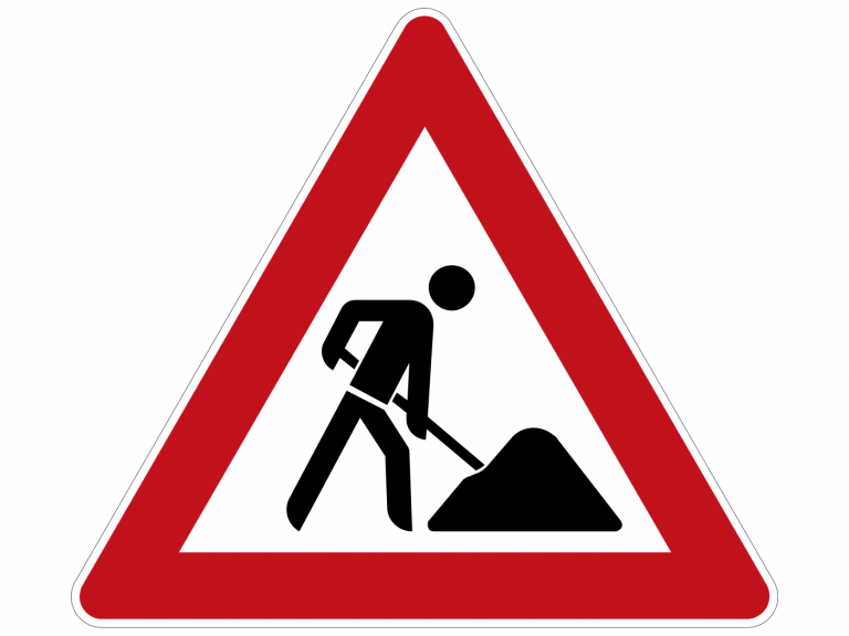 Verkehrszeichen 123 Baustelle