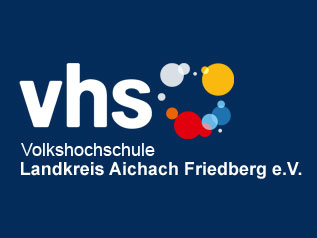 Logo der Volkshochschule Landkreis Aichach-Friedberg e.V. (VHS)