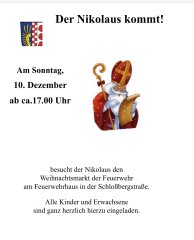 NIkolaus am Christkindlmarkt 2023 NIkolaus am Christkindlmarkt 2023