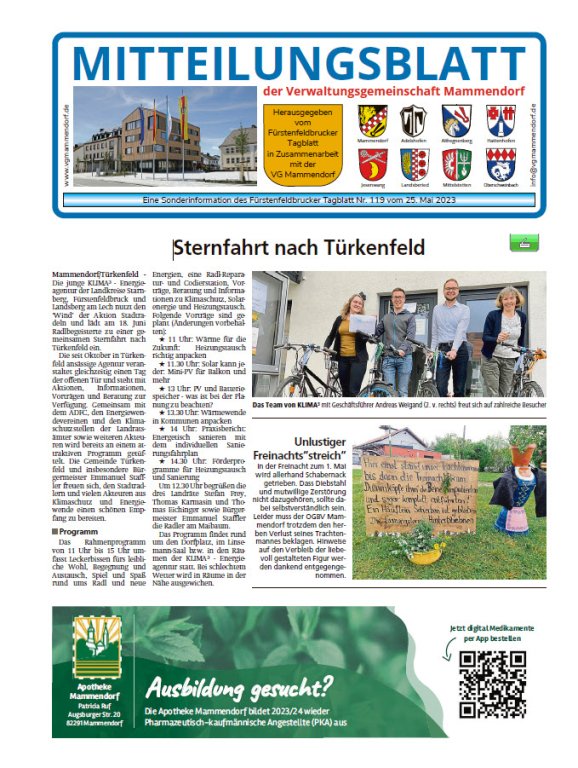 Mitteilungsblatt Mai 2022