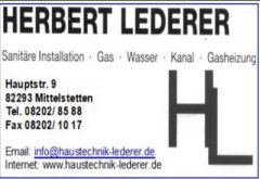 Gewerbe: Lederer, Herbert Christian